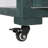 Height Wood Large Greenhouse Balcony Portable Cold Frame With Wheels And Adjustable Shelves