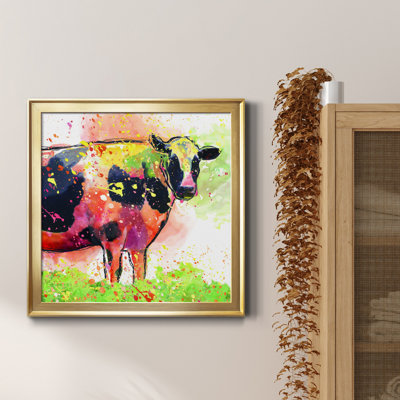 Sainte vache! - Peinture sur toile encadrée