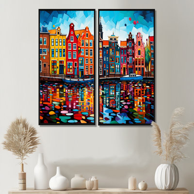 Nathanael - ensemble d'art mural multicolore de 2