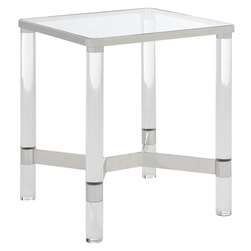 Table d'appoint Mechille Suzanna, Argent