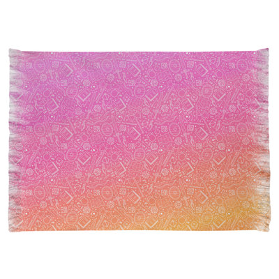 Tapis rose/jaune dégradé rpg Mcguigan