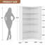 184.9cm H x 90.4cm W Standard Bookcase-1164652364