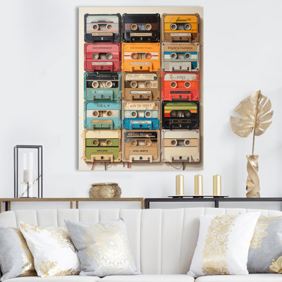 Xyler Popart Cassette Tapes IX - reproduction sur toile