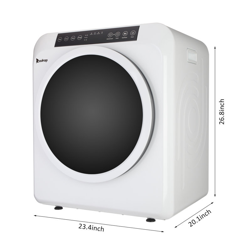 Winado 3.5 Cubic Feet Vented Electric Stackable Dryer