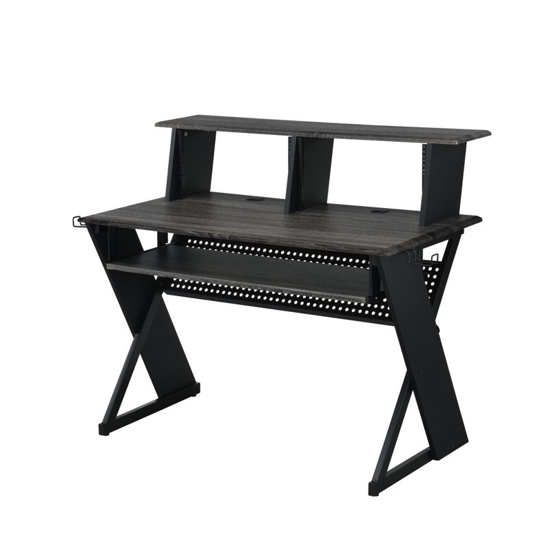 Bureau de musique avec plateau à clavier