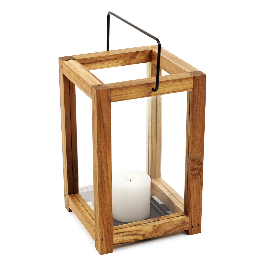 Loredana Wood Lantern Union Rustic 