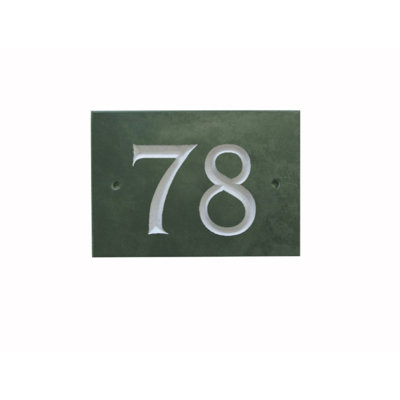 Odacia 10cm H Stone House Number