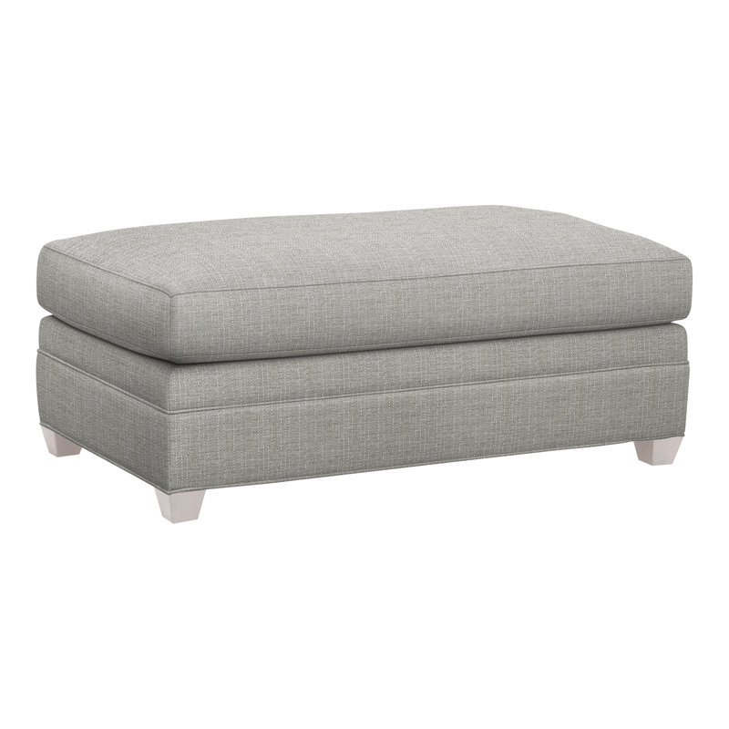 Nicholas Ottoman, Perigold Willa Celery, Dove Gray