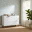 Austin 5-drawer Dresser, White/natural-1137041276