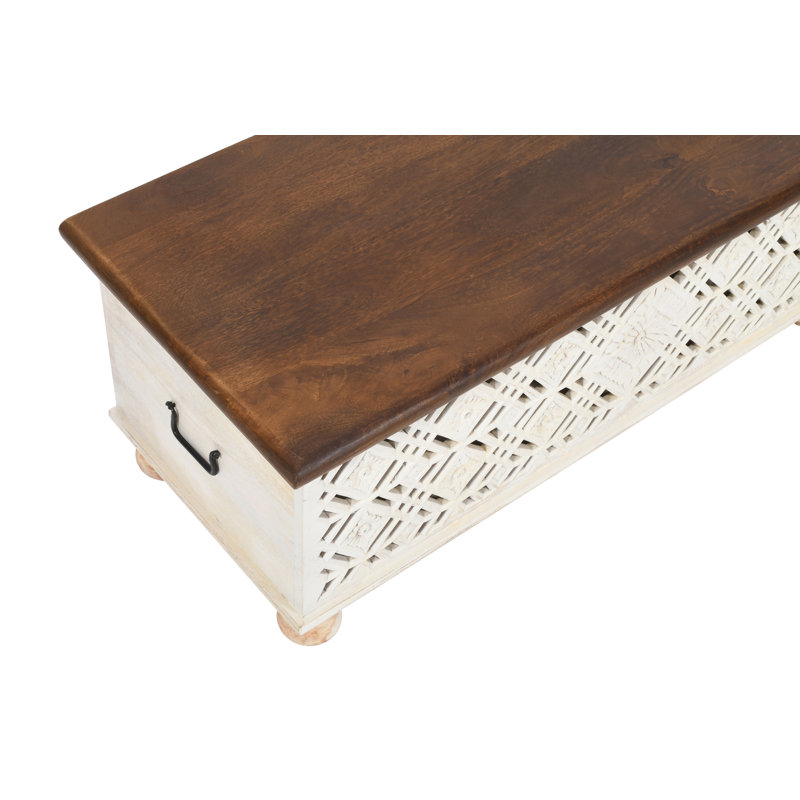 Kyrsti Solid Wood Storage Bench