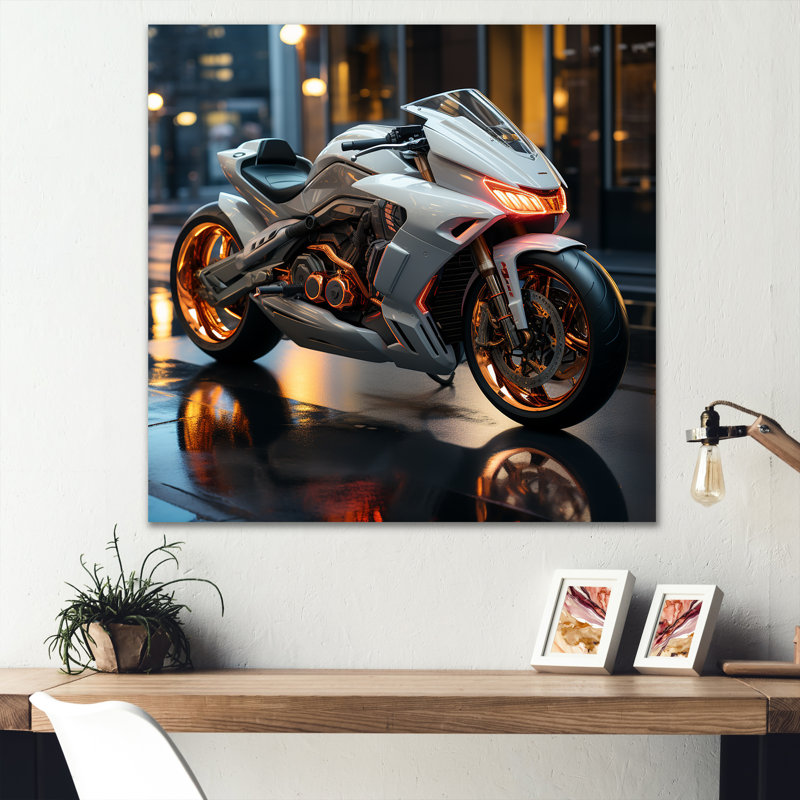 Futuriste Speedster I sur impression sur toile, Toile tendue, H 24 po x l 24 po x P 1 po