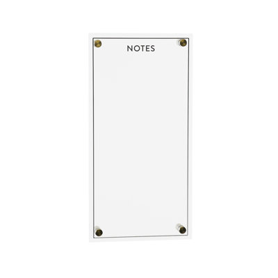 Acrylic Dry Erase Notes Board 13"H
