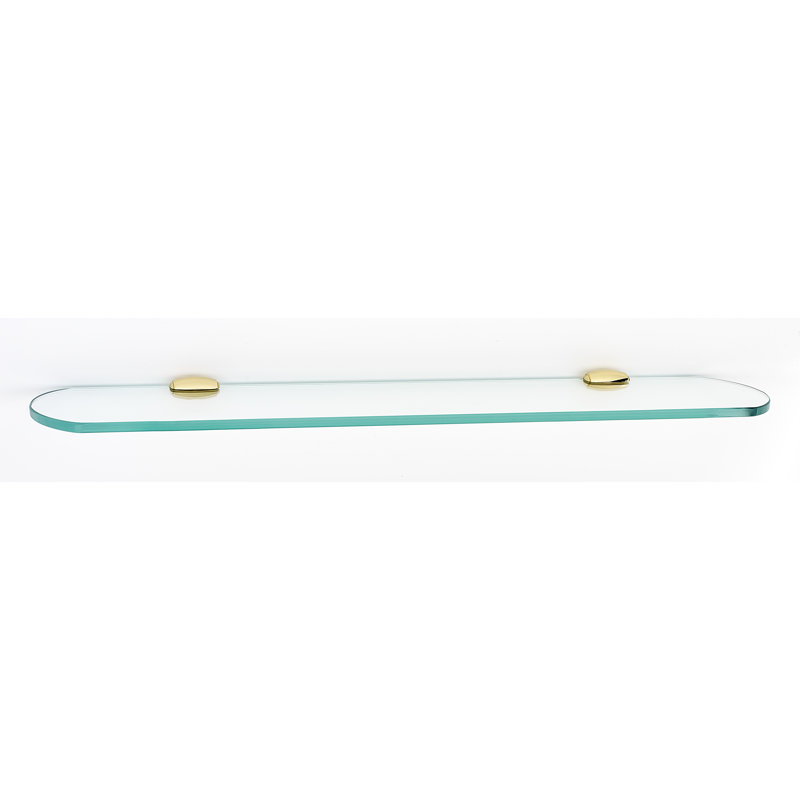 Royale Bracket Shelf, Polished Brass