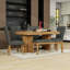 Ensemble de table de salle à manger 6 pièces avec table à tréteaux extensible, chaises rembourrées, banc et rallonge amovible-129444129