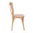 Arquit Stackable Cross-Back Wooden Bistro Chair-125313782-125324606