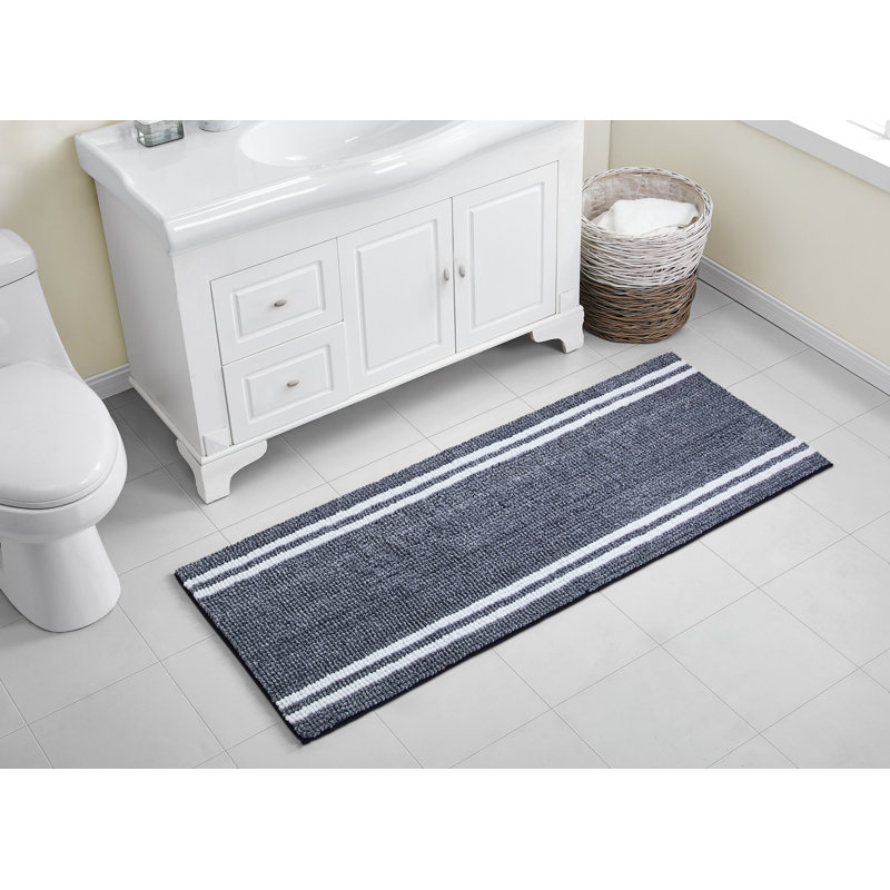 Tapis pour salle de bain Harriett, Bleu marine