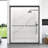 72" H Semi-Frameless Double Sliding Shower Door, Bypass Shower Door, 1/4" (6Mm) Thick Sgcc Tempered Glass Door-115606739