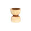 Chamcha Wood Hour Glass End Table