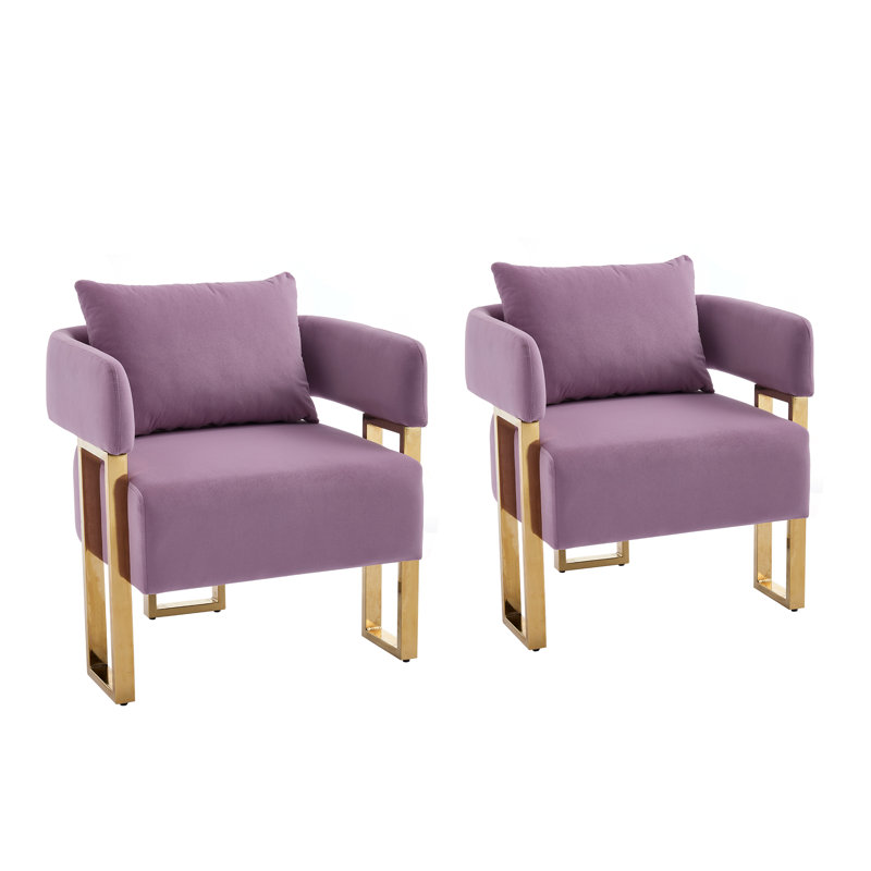 Chaise d'appoint TS, lilas Teddy