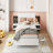 Floating Style Bed With Bedside Tables And Lighted Headboard-1758672858-1758672861