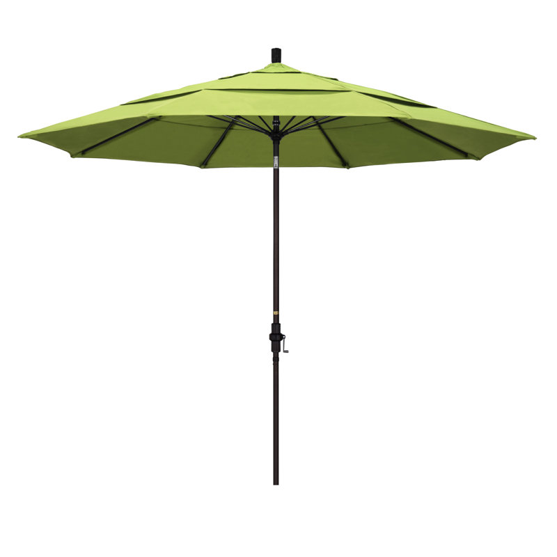 Parasol de marché 11 pi Brent, Toile Sunbrella® perroquet