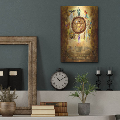 Art mural en métal «Wheel Of The Year» par Art and a Little Magic