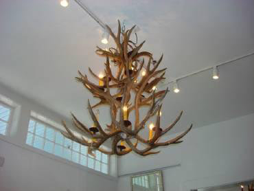 Isaac 12 - Light Chandelier, Sun Bleached, 8 - Light, 32"H x 26"W x 26"D