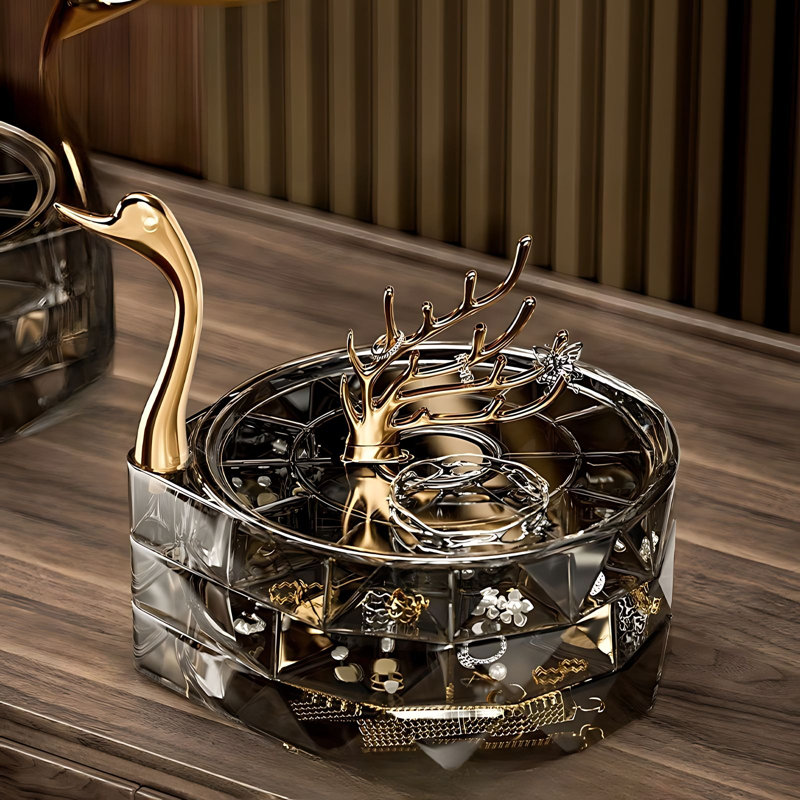 Jewelry Box +, Black/Gold