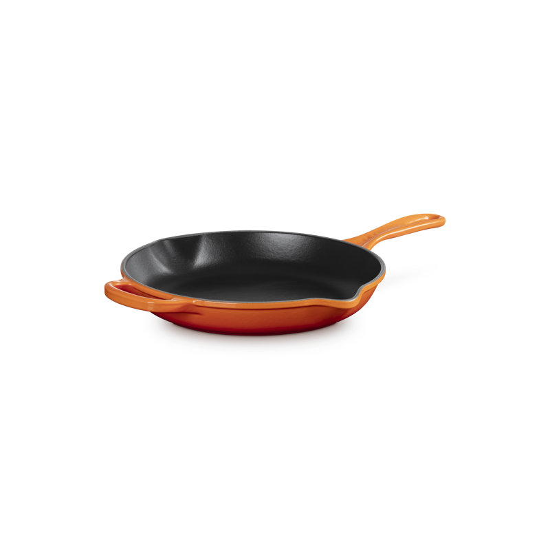 Le Creuset Enameled Cast Iron Skillet, Flame