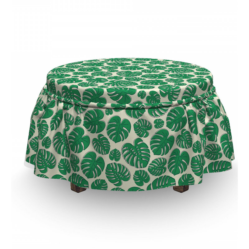 Box Cushion Ottoman Slipcover
