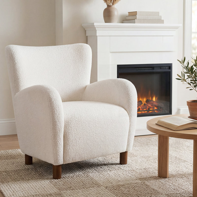 Fauteuil Stella Fluffy Teddy Boucle Cloud