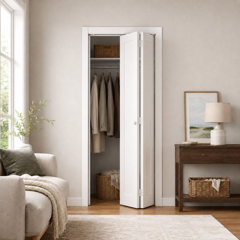 Porte de placard pliante 1 panneau, 24" x 80"