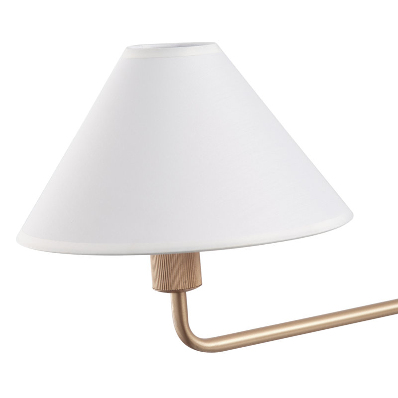 2 - Light Candle Style Linear Chandelier, Rose Gold