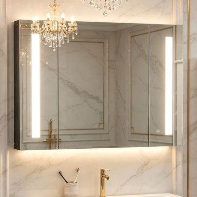 Kowanda Frameless Medicine Cabinet Mirror Fixed