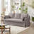 81'' Country-Style Upholstered Slipcover Standard Sofa-328504045
