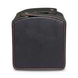 Noir Leather Tissue Box Cover