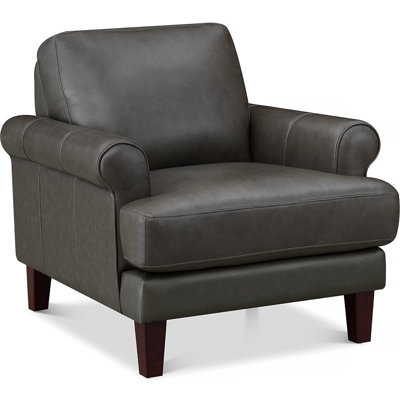 Fauteuil en cuir Maybell