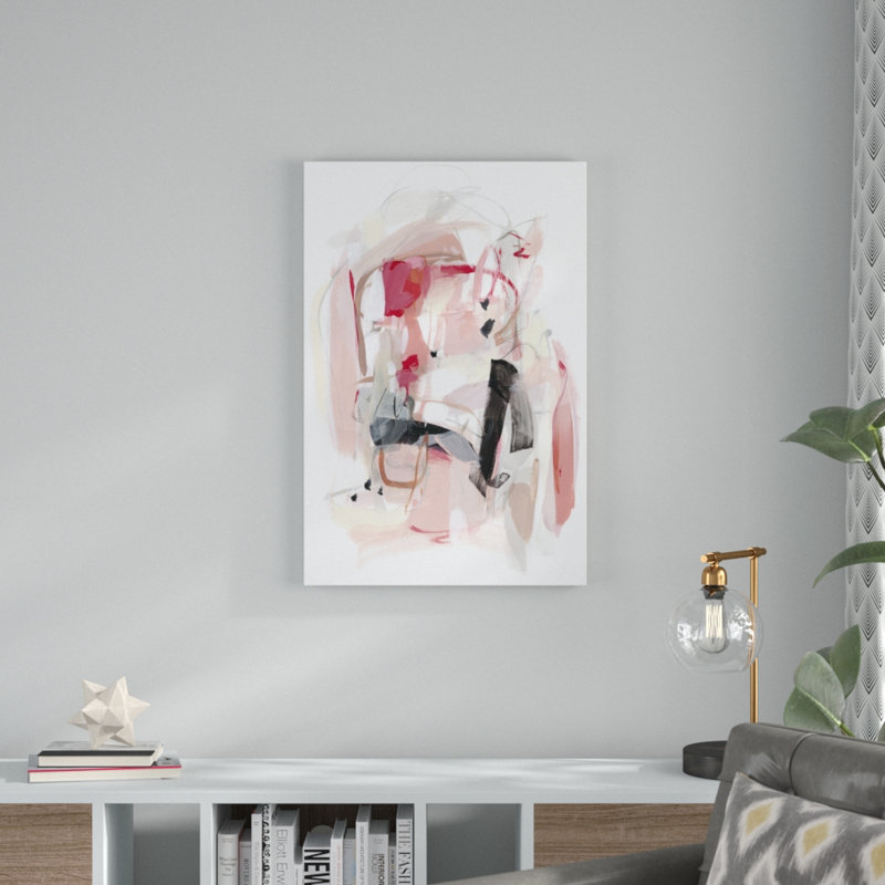 «Soft Speak II», peinture sur toile, H 36 po x l 24 po
