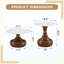 Ensemble de 2 tables gigognes Luxury Luxury-130156412
