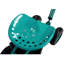Siège de chariot de jardin avec roues et plateau à outils, siège pivotant à 360 ° Rolling Garden-122456651