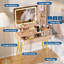 Dressing Table with Mirror-1346401405