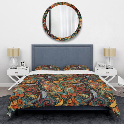 Traditional Paisley Duvet Cover