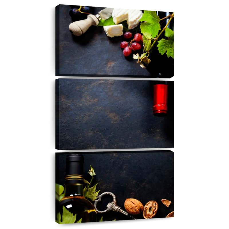 Wine Pairing Table, 27" H x 12" W