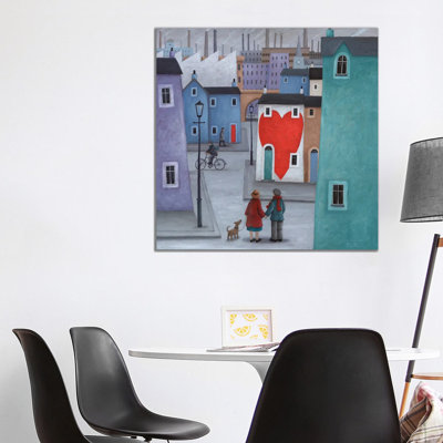 Where The Heart Is 1 Piece Wrapped Canvas Wall Art