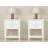 Zeist White Nightstand Set Of 2-12575210