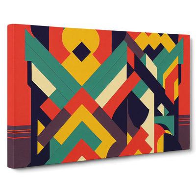 Resplendent Modern Abstract Art - Wrapped Canvas