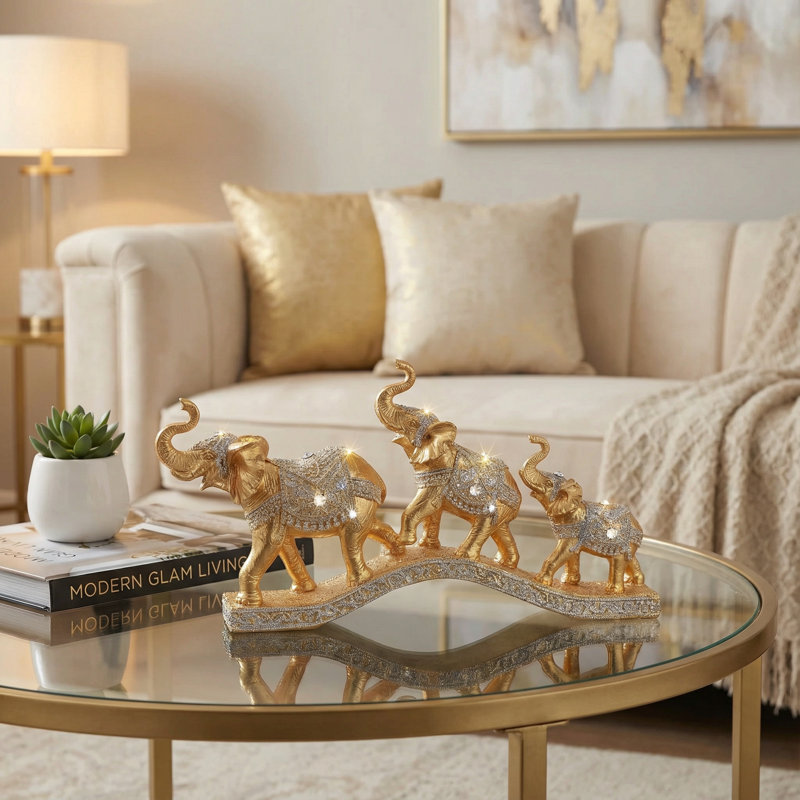 Creative Elephant Statue Decor,