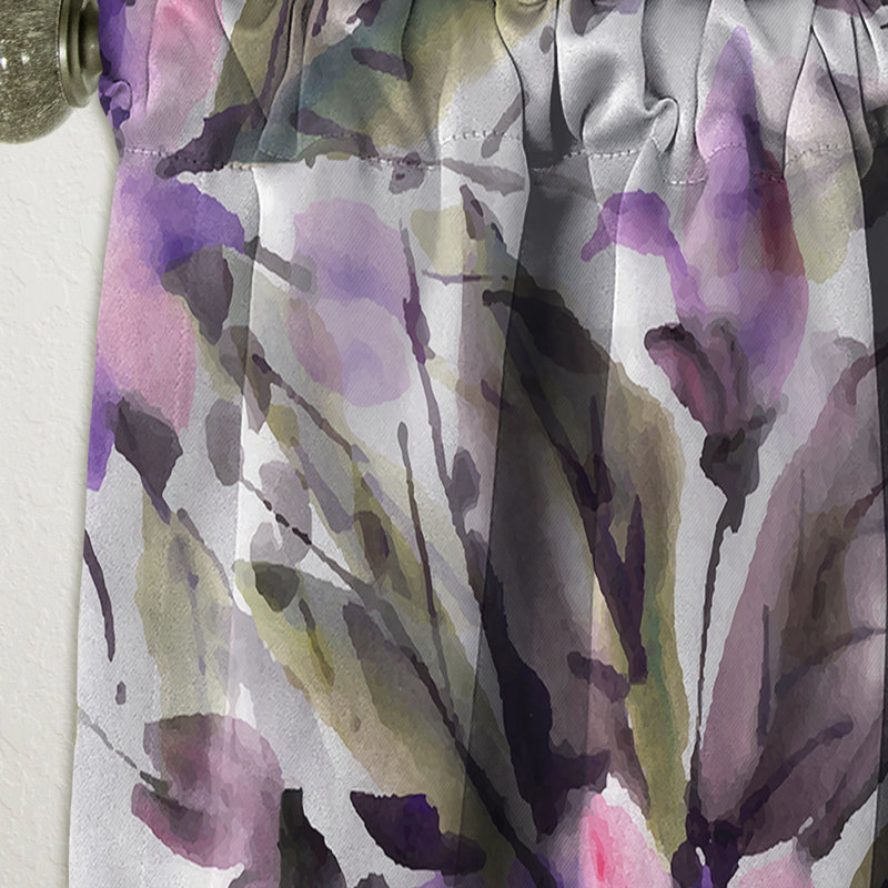 Rideau en lin / polyester, L 52 po x L 95 po