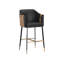 Carter Upholstered Stool with Metal Frame-801964078-801964243