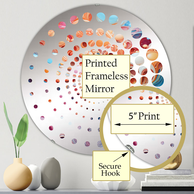 Aliyia Circle Mirror, 23.6" x 23.6"